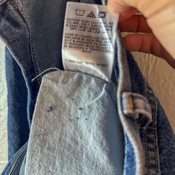 90s Wrangler Straight-Leg Jeans 36 × 29 – Medium Wash, Pre-Owned Good Condition - Picture 7 of 8